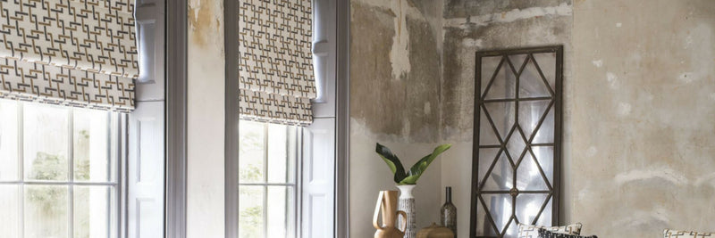 Patterned Roman Blinds