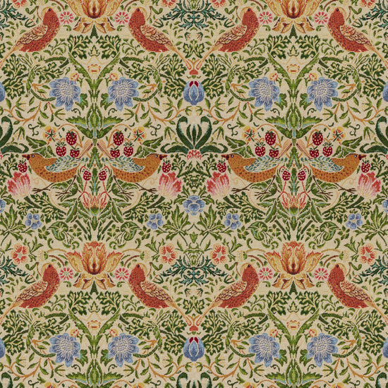 Avery Tapestry Natural - William Morris Inspired Apex Curtains