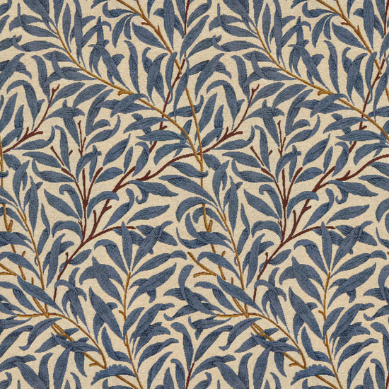 Willow Tapestry Cobalt - William Morris Inspired Apex Curtains