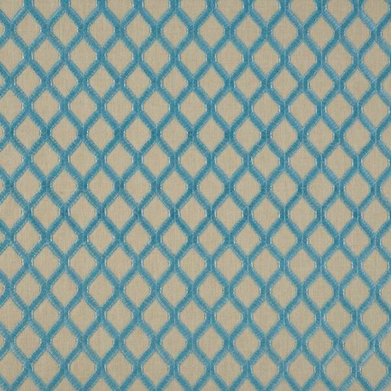 Mosaic Aquamarine Fabric by the Metre