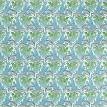 Lace Flower Garden Green Lagoon 227229 Upholstered Pelmets
