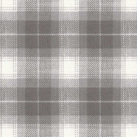 Kintyre Check Grey Fabric by the Metre