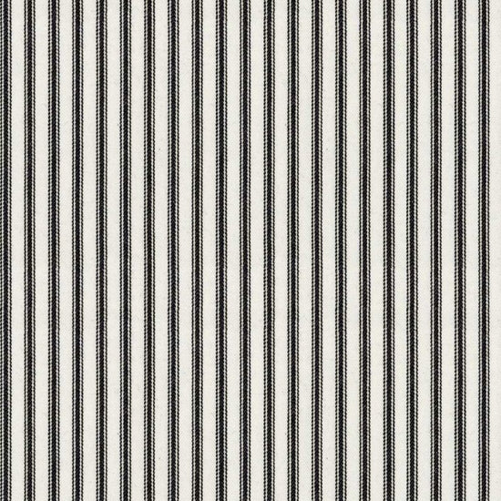 Ticking Stripe 1 Black Fabric by the Metre