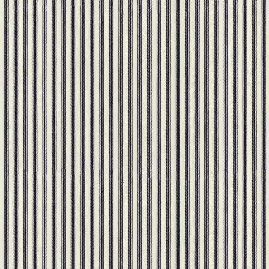 Ticking Stripe 1 Dark Navy Curtain Tie Backs