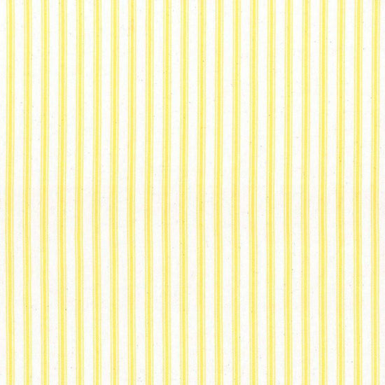 Ticking Stripe 1 Lemon Curtain Tie Backs