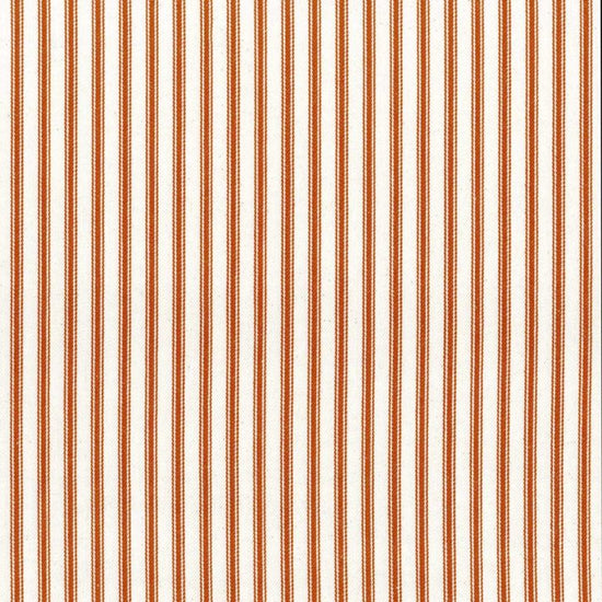 Ticking Stripe 1 Rust Fabric by the Metre