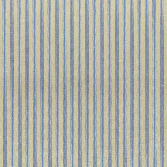 Ticking Stripe 1 Rustic Petrol Blue Curtains
