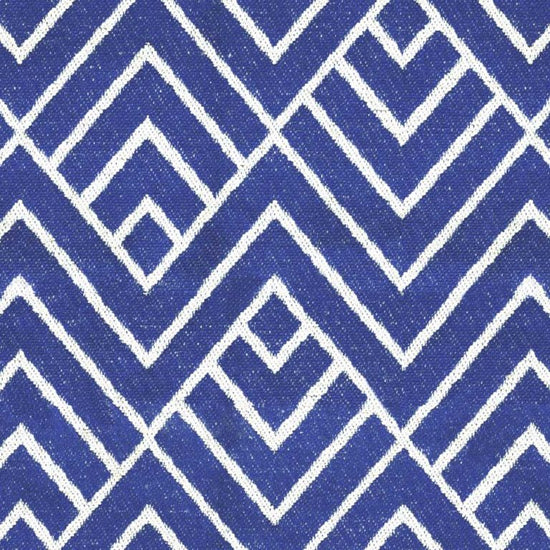 Wave Cobalt Fabric by the Metre