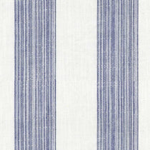 Lulworth Stripe Cobalt Upholstered Pelmets