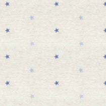 Embroidered Union Star Blue Curtains Embroidered Union Star Blue Curtains
