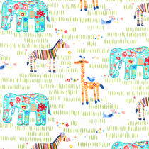 Animal Parade V3585-01 Roman Blinds Animal Parade V3585-01 Roman Blinds