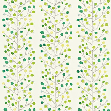Berry Tree Emerald Lime and Chalk 120929 Cushions