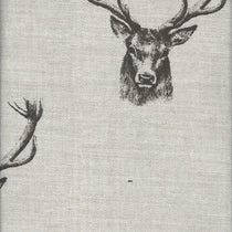 Stags Charcoal Fabric by the Metre Stags Charcoal Fabric by the Metre