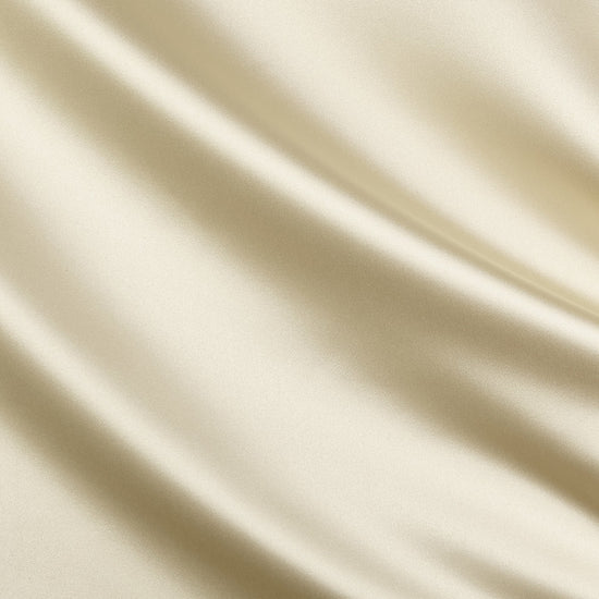 Royalty Satin Cream Fabric by the Metre