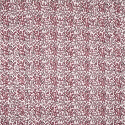 Leaf Vine Claret Fabric by the Metre