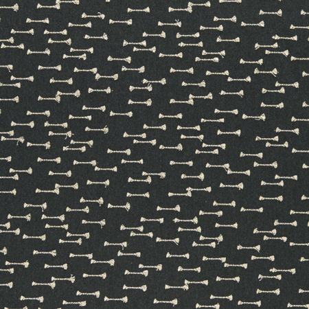 Nala Charcoal Fabric by the Metre