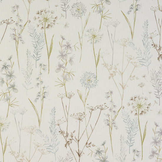Wild Flower Wedgewood Fabric by the Metre