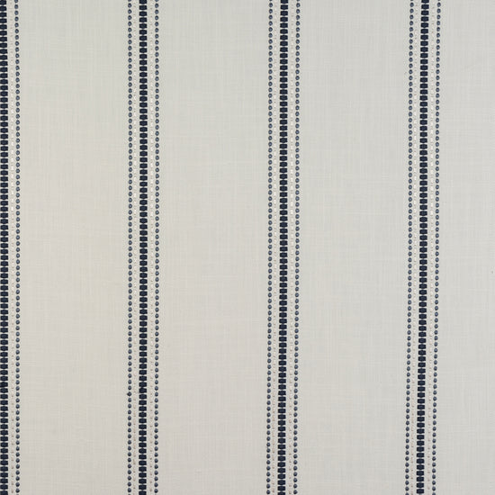 Bromley Stripe Denim Upholstered Pelmets