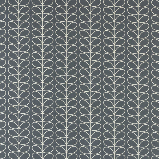 Linear Stem Cool Grey Fabric by the Metre