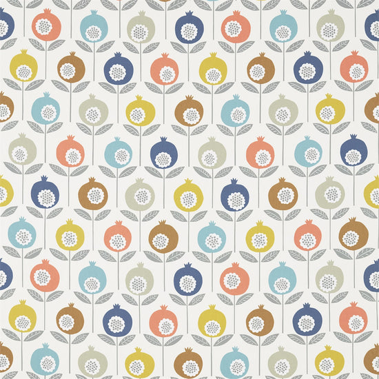 Pepino Pink Grapefruit Sunshine Ink 120644 Upholstered Pelmets