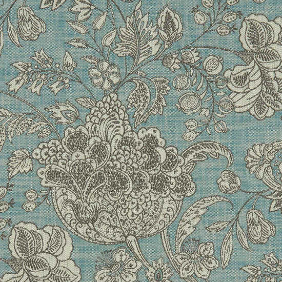 Woodsford Teal Fabric by the Metre