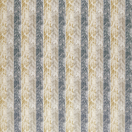 Walchia Charcoal Mocha Brass 131904 Fabric by the Metre