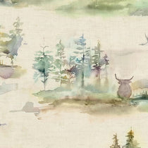 Caledonian Forest Topaz Linen Fabric by the Metre Caledonian Forest Topaz Linen Fabric by the Metre