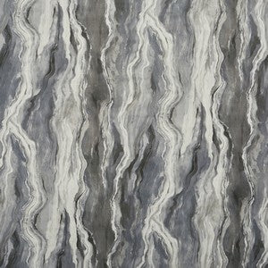 Lava Velvet Carbon Upholstered Pelmets