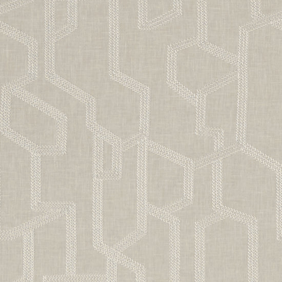 Labyrinth Linen Upholstered Pelmets
