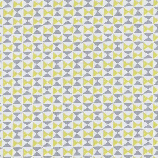 Orianna Chartreuse/charcoal Fabric by the Metre