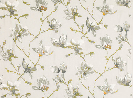 Saphira Embroidered Eucalyptus 7748-03 Fabric by the Metre