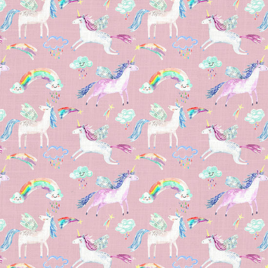 Unicorn Dance Blossom Fabric by the Metre