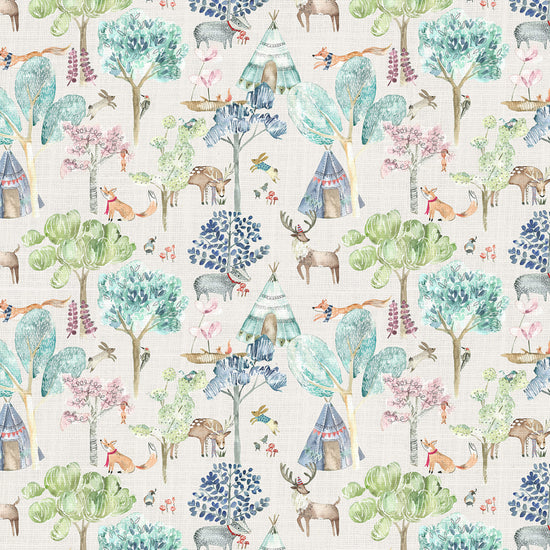 Woodland Adventures Oat Fabric by the Metre