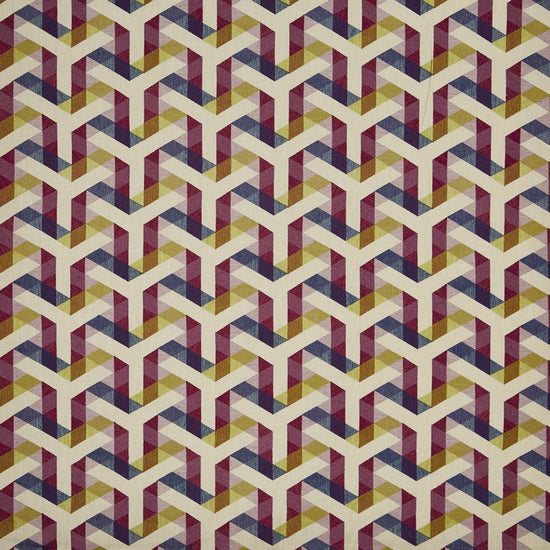 Kuba Amethyst Fabric by the Metre