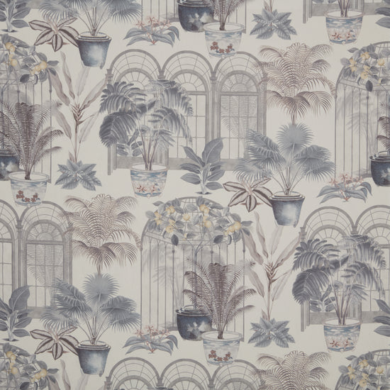 Victorian Glasshouse Putty Upholstered Pelmets