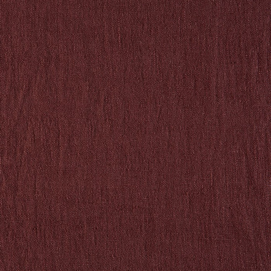Nordic Linen Cranberry Fabric by the Metre