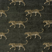 Leopard Grey Upholstered Pelmets