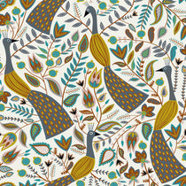 Peacock Ochre Fabric by the Metre Peacock Ochre Fabric by the Metre