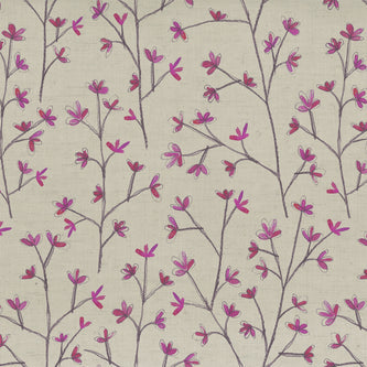 Ophelia Linen Fuchsia Upholstered Pelmets