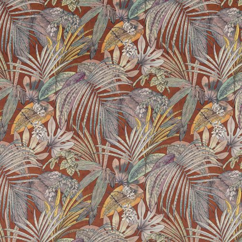Hutan Palm Copper Upholstered Pelmets