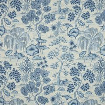 Porcelaine Delft Upholstered Pelmets