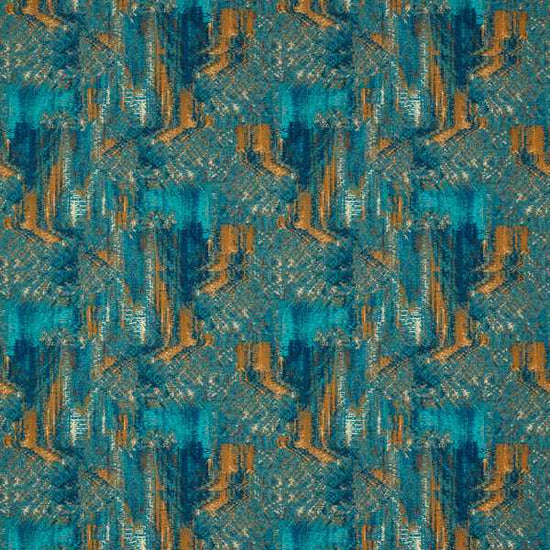 Hillcrest Teal Spice Apex Curtains