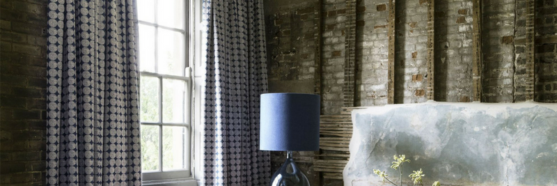 Dotted and Checked Curtains