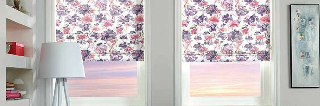 Floral Roman Blinds