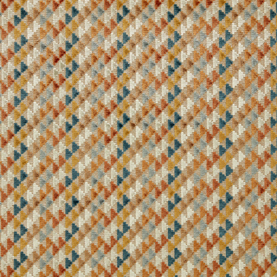 Vidi Tiger Taupe French Blue 134026 Bed Runners