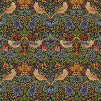 Avery Tapestry Ebony - William Morris Inspired Fabric by the Metre