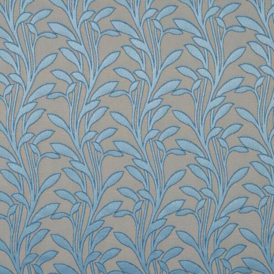 Longleat Sky Blue Upholstered Pelmets