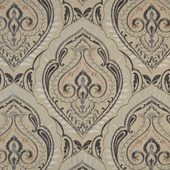 Arabesque Smoke Upholstered Pelmets