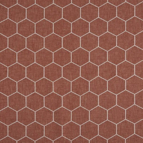 Beehive Terracotta Upholstered Pelmets