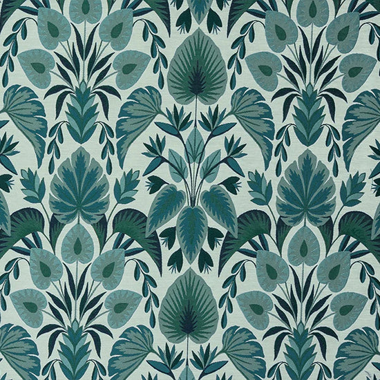 San Michele Teal Fabric by the Metre